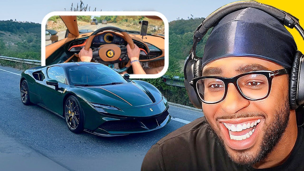 SF90 CUTTING UP IN FRENCH BACKROADS WITH SUPERCARS POV!!
