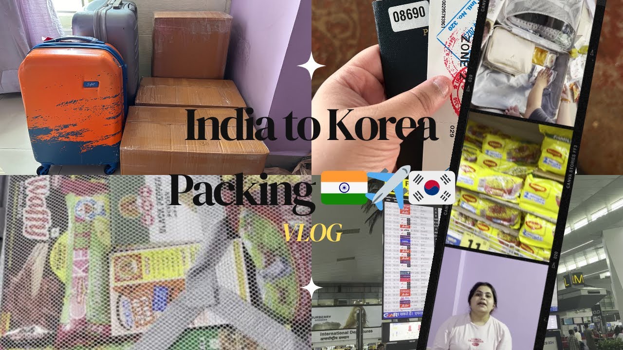Korea 🇰🇷 Packing Guide: Indian Food & Clothing Edition! 🇮🇳✈️| GKS SCHOLAR'23