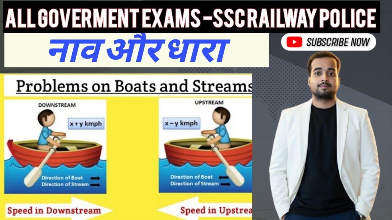 नाव और धारा #boatandstream Class -3 by @KapilGupta-Math #sscexams #railwayexams #policeexam #upsi