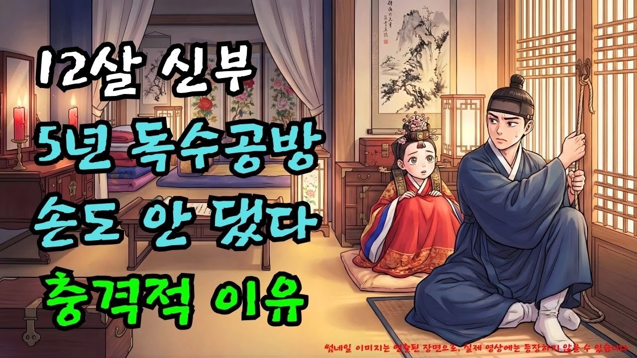 12살 어린 신부와 첫날밤... 신랑이 5년간 문지방에서만 잔 충격적인 이유 |야담·민담·전설·설화·옛날이야기·야사·오디오북