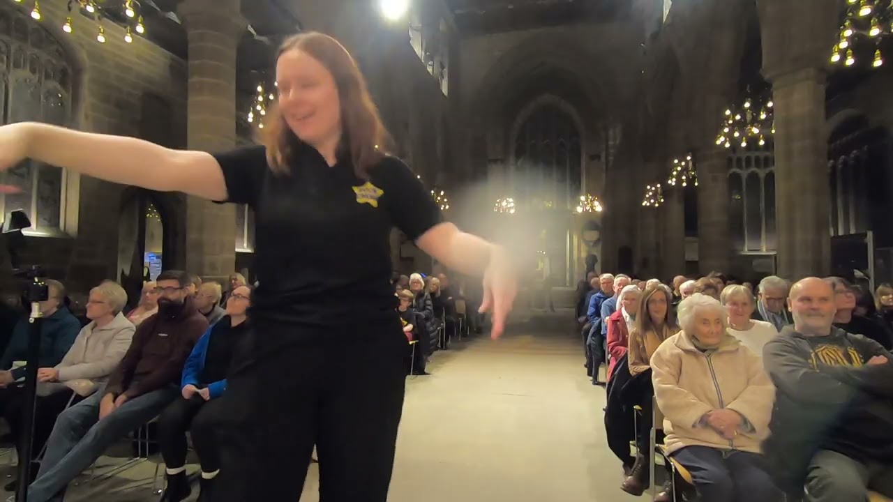 Rock Choir sing Shine at Wakefield Cathedral