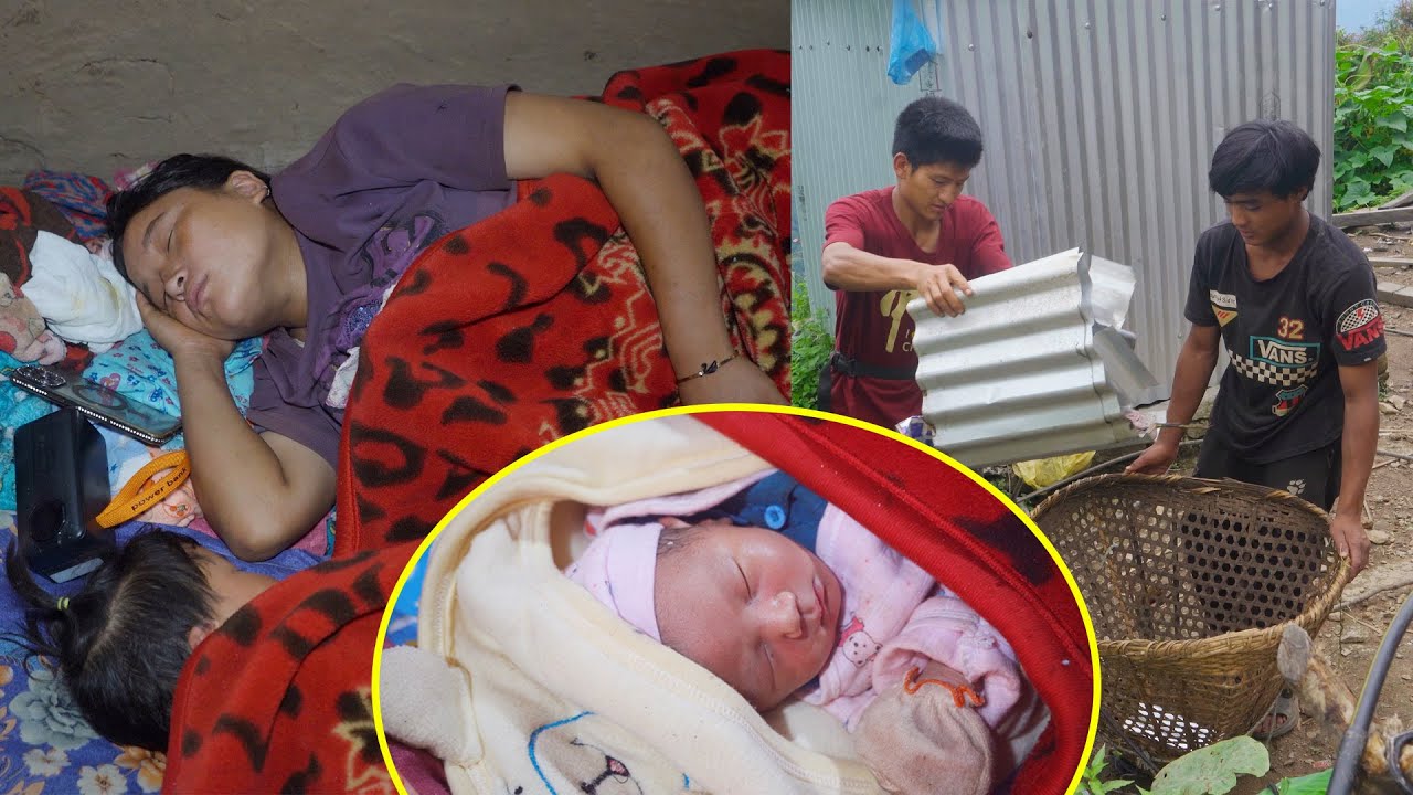 Bijay helping me on my Work II Resting time of mom & babies@Pastoral  Life of Nepal @Alone Adhiraj