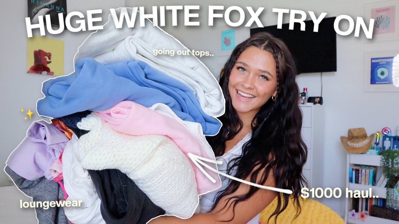 HUGE WHITE FOX TRY ON HAUL.. best haul ever