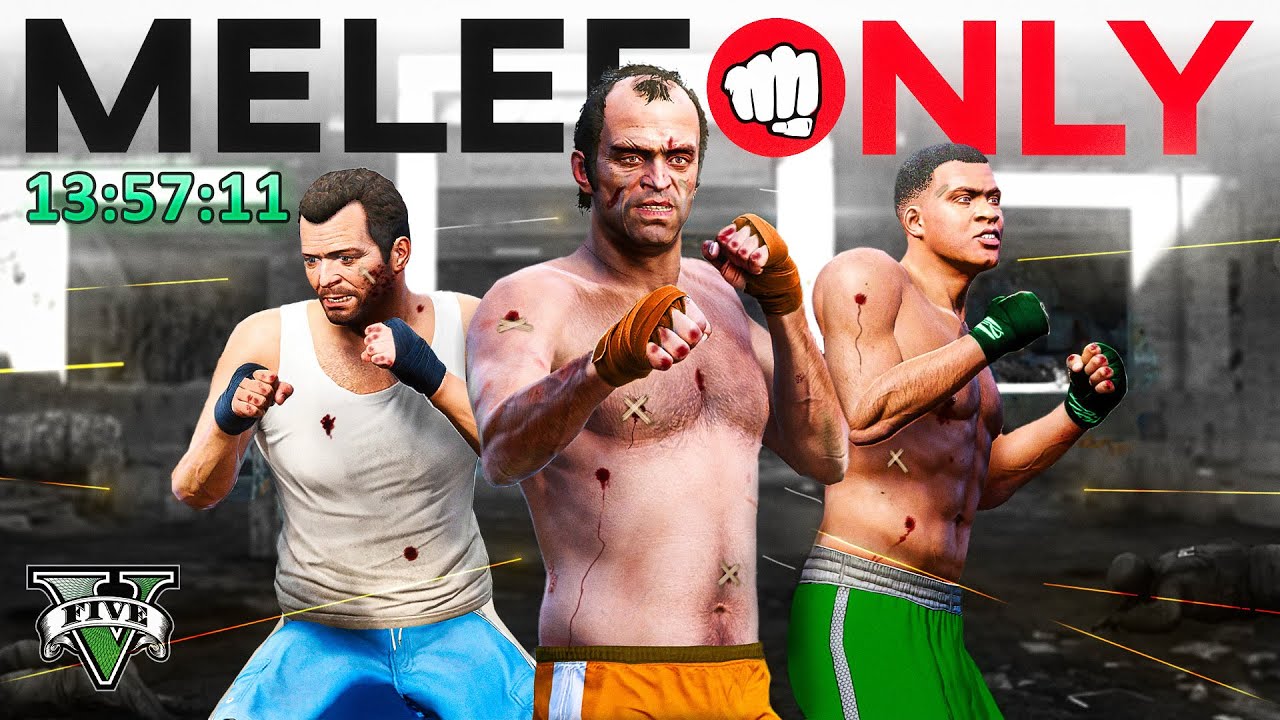 Can You Beat GTA V Using ONLY Melee? - Part 1