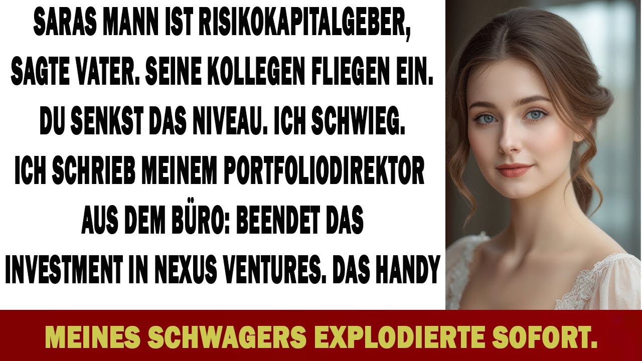 VATER LUD MICH „FÜR HOHE STANDARDS“ VOM GEBURTSTAG AUS – DANN VERLOR DIE FIRMA DES SCHWAGERS …