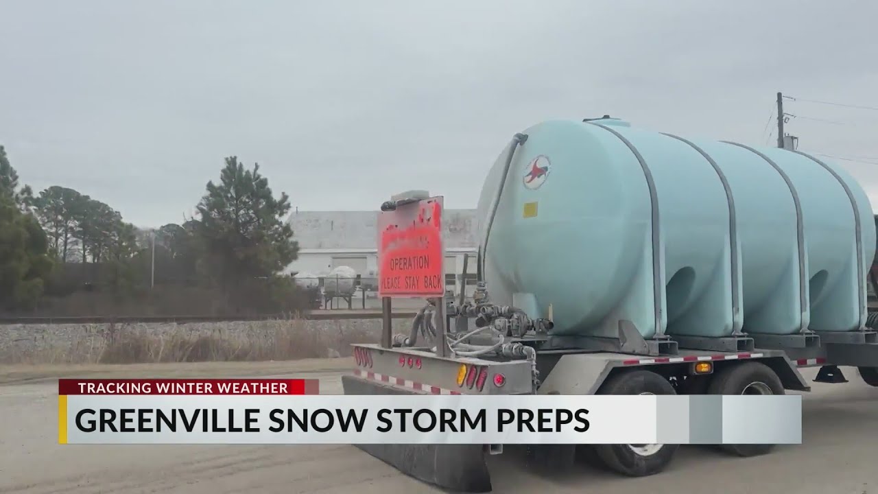 Pitt County prepares to keep roads safe ahead of snowy weekend