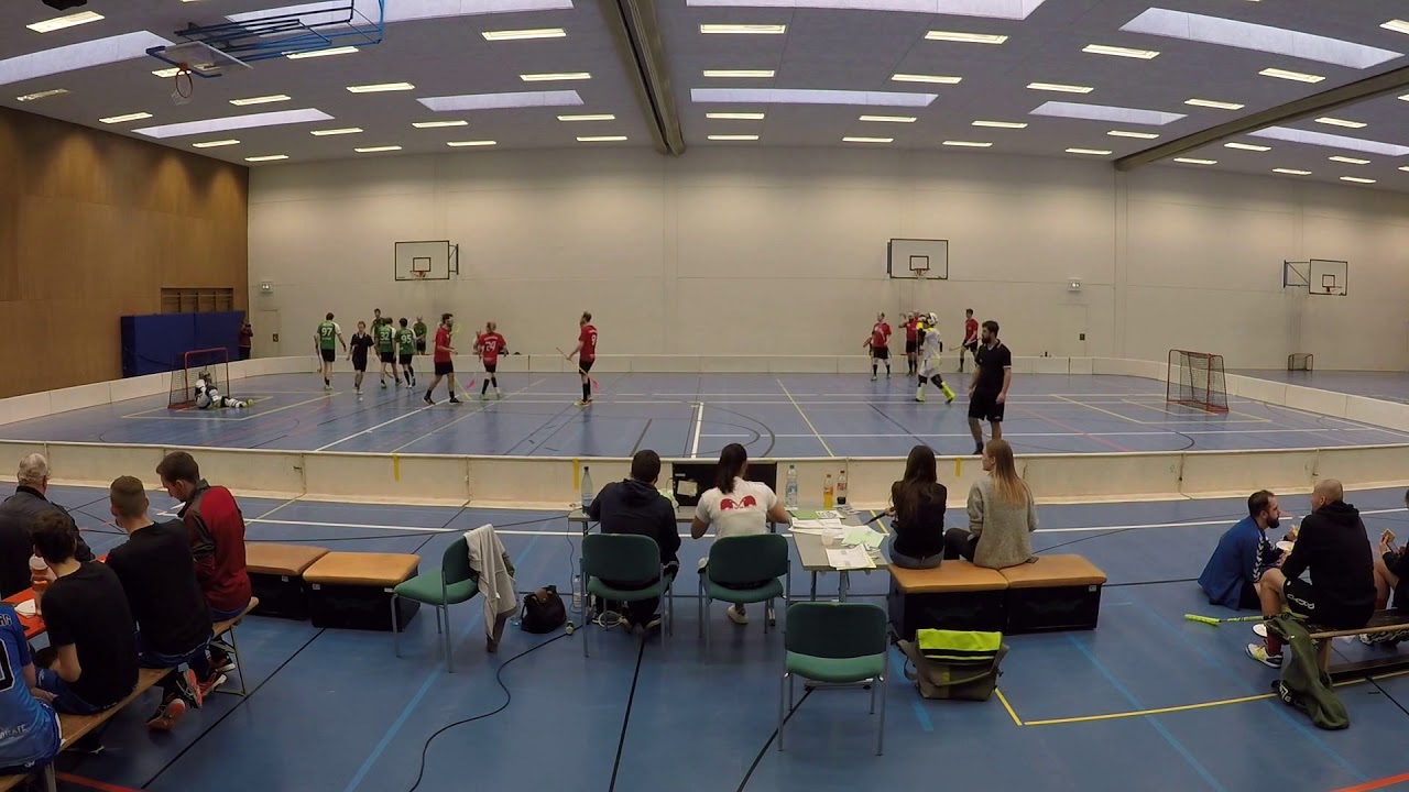 Tor  0:2  Corinna Gable (Johannes Heimg&auml;rtner)  Floorball Mannheim vs DJK Giants Karlsruhe-Ost