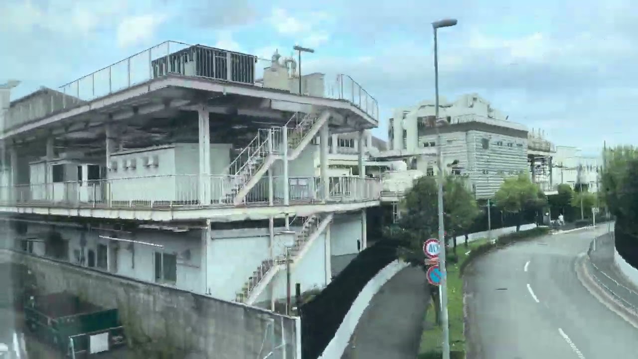 ＪＲ関空特急〔はるか〕、梅小路（京都貨物駅）通過部分（京都〜向日町）【車窓動画】