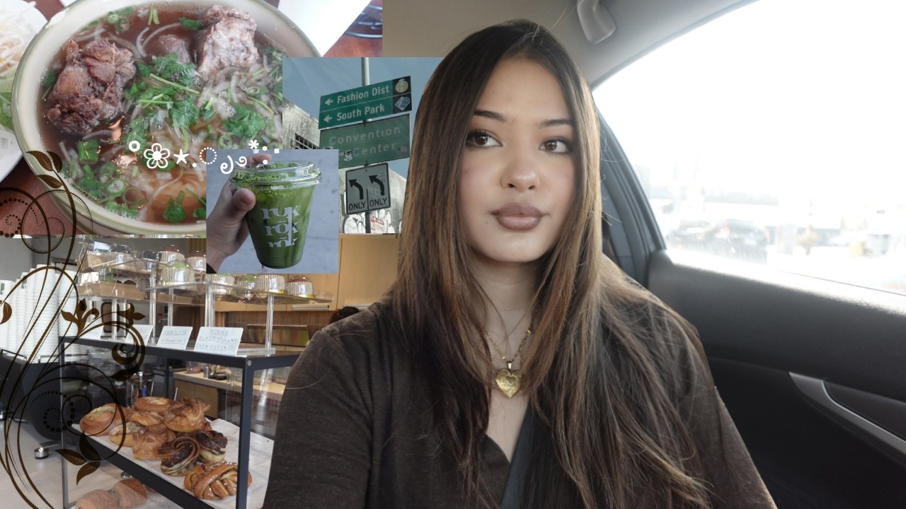 spend a chill day with me in LA vlog | running errands, matcha & pho