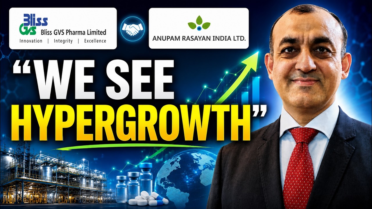 Почему Anupam Rasayan приобрела Bliss GVS Pharma | Заместитель финансового директора Вишал Таккар...
