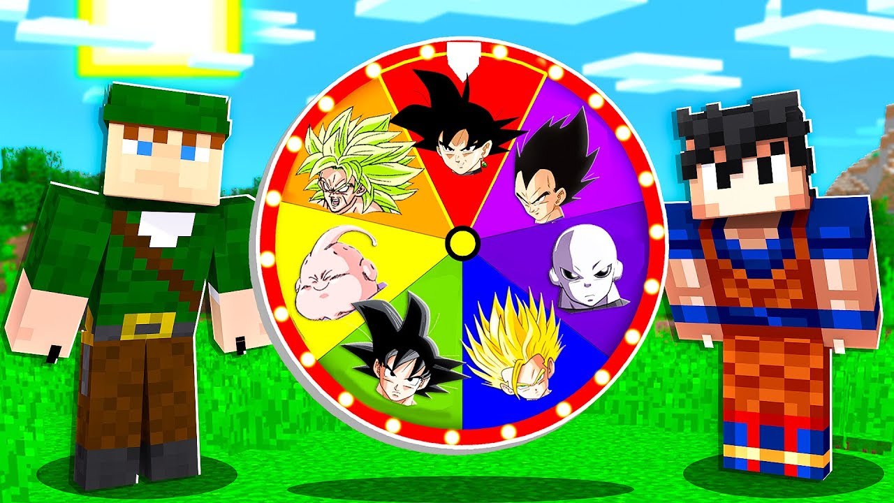 NOOB VS PRO: ROLETA DO DRAGON BALL SUPER NO MINECRAFT!! 🐉