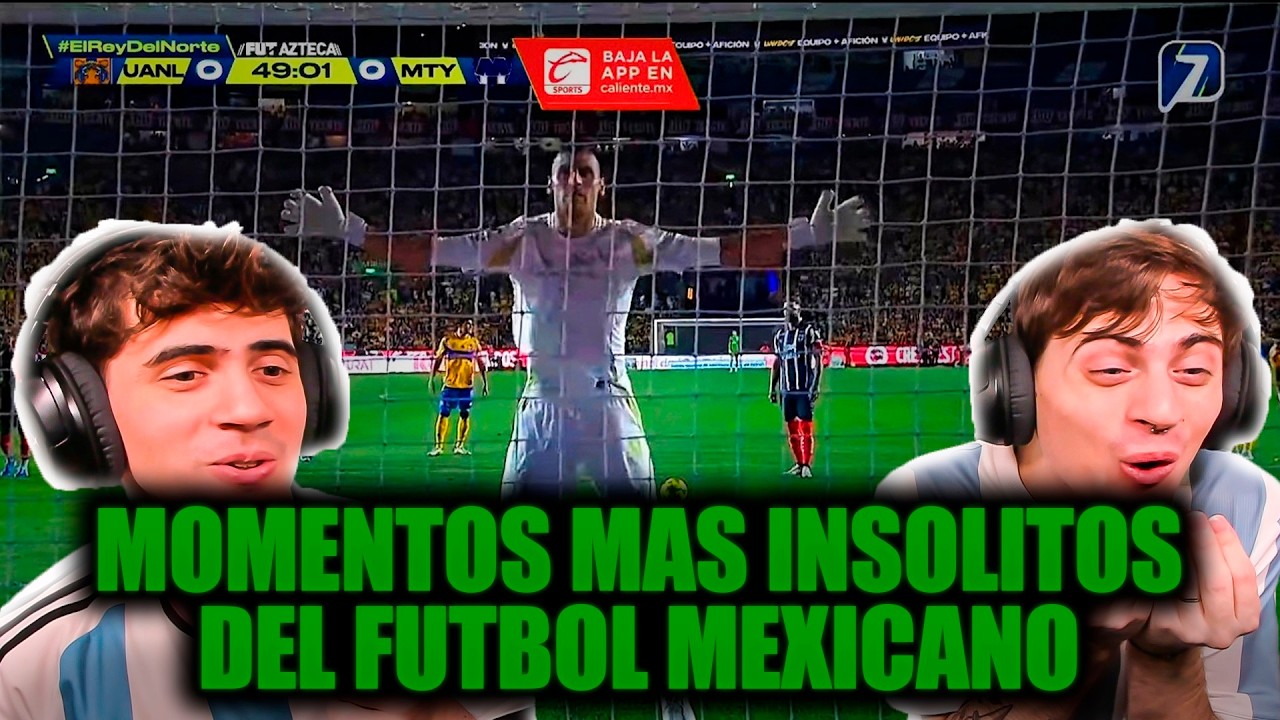 HINCHAS ARGENTINOS REACCIONAN A Los Momentos Más INSOLITOS del FUTBOL MEXICANO - Liga MX 😮😂⚽