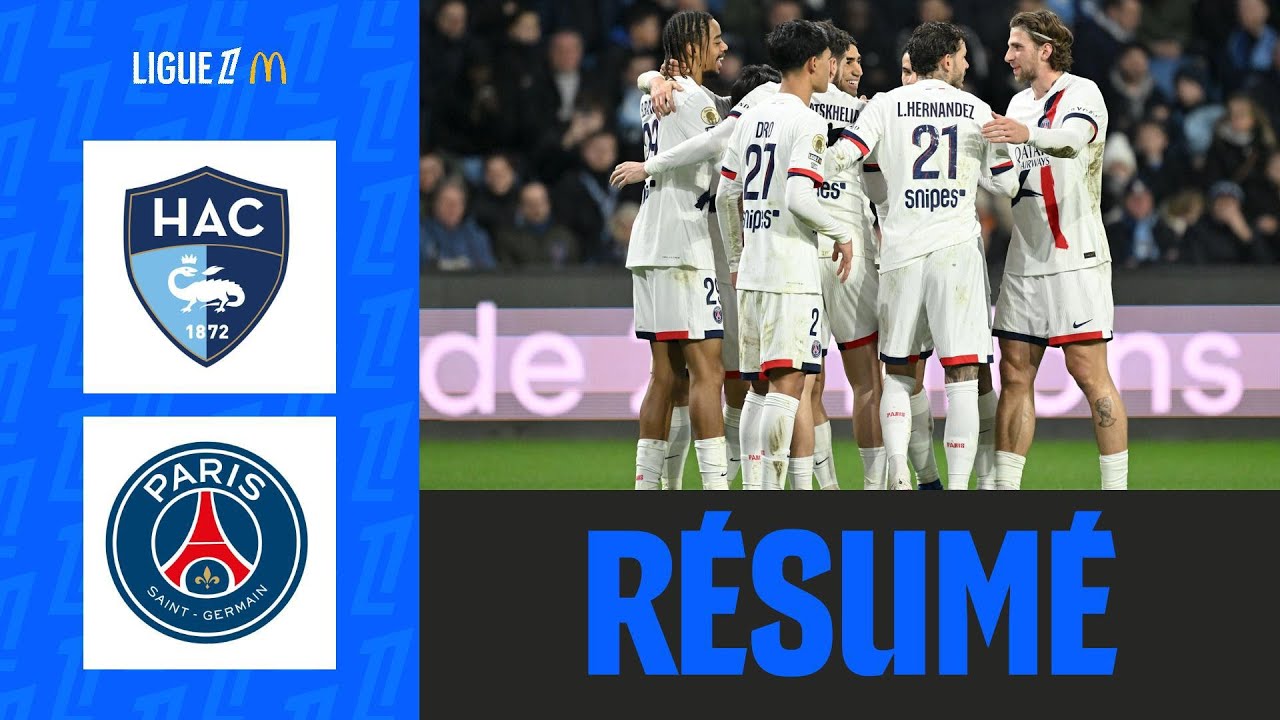 Barcola OFFRE un PRÉCIEUX SUCCÈS au PSG face au Havre | 24ème journée - Ligue 1 McDonald's 25/26