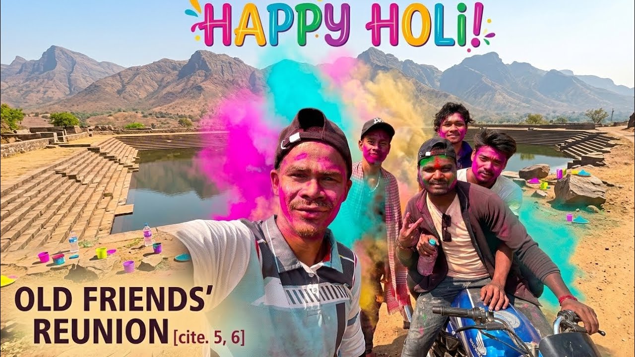 ପୁରୁଣା ସାଙ୍ଗଙ୍କ ସହ ହୋଲି ମଜା 🎨 | Old Friends' Holi Reunion