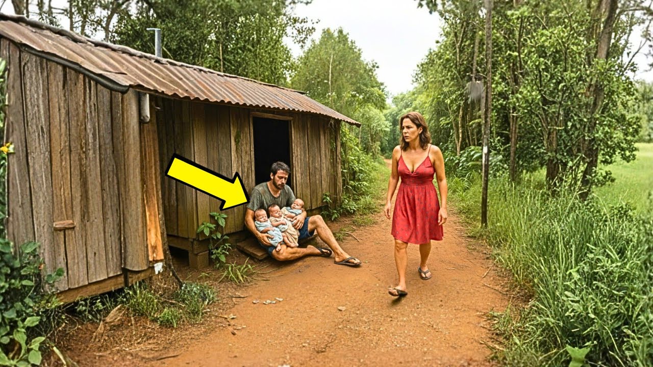 ELA comprou TAPERA ISOLADA pra FUGIR DA DOR...MAS Congelou ao receber homem DESESPERADO com GÊMEOS