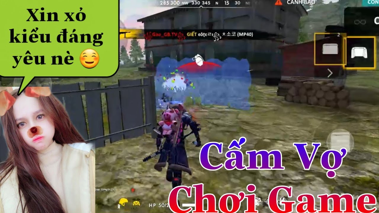 [Free Fire] GAO BẠC Cấm Cô Ngân chơi Game và cách xin xỏ Đáng Yêu không chịu được của Cô Ngân