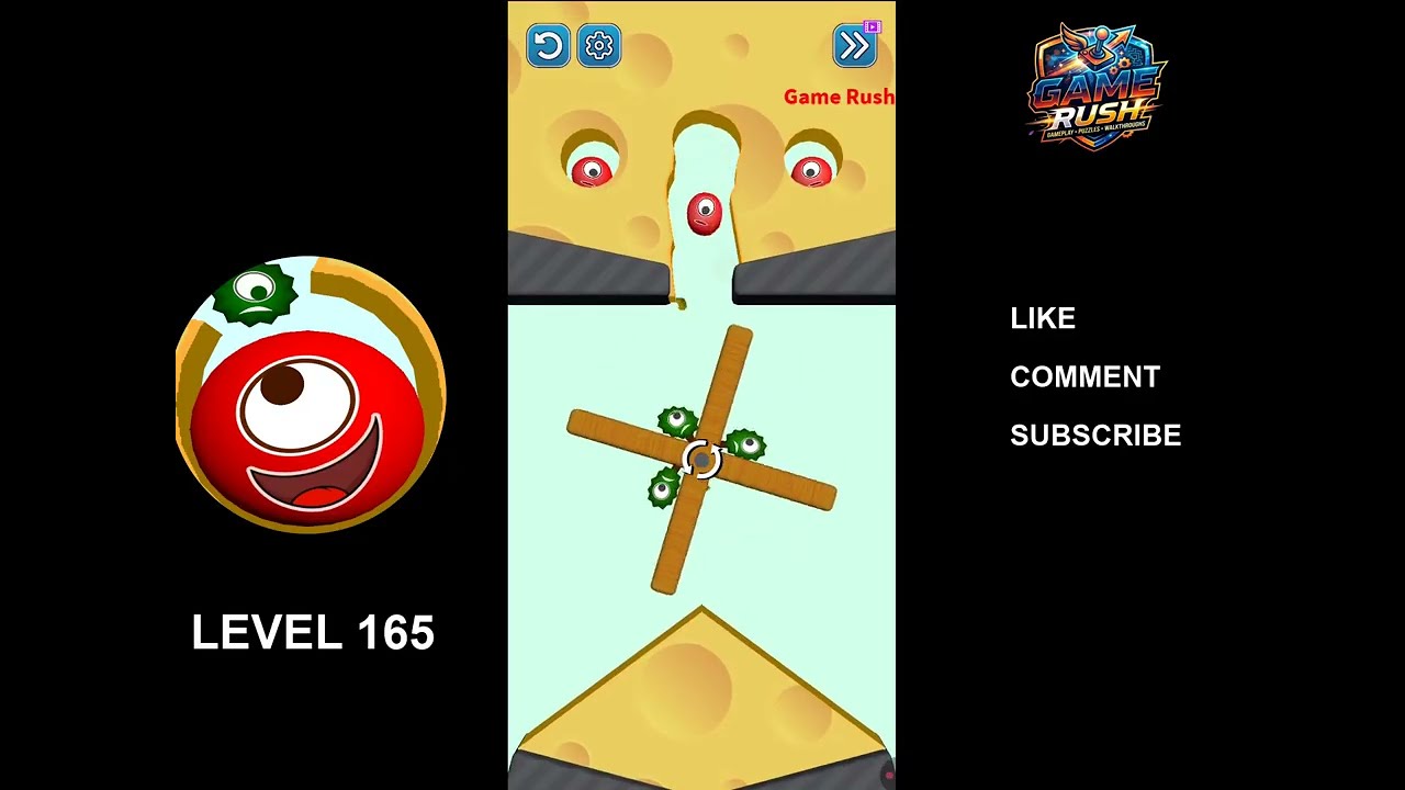 Hungry Balls Level 165 Walkthrough - Satisfying Physics Puzzle