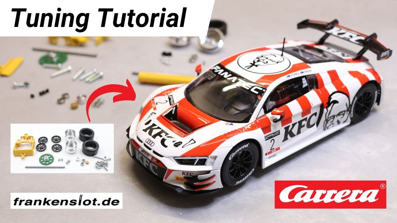 TUTORIAL: Carrera D124 mit Frankenslot im Volltuning - Schritt für Schritt