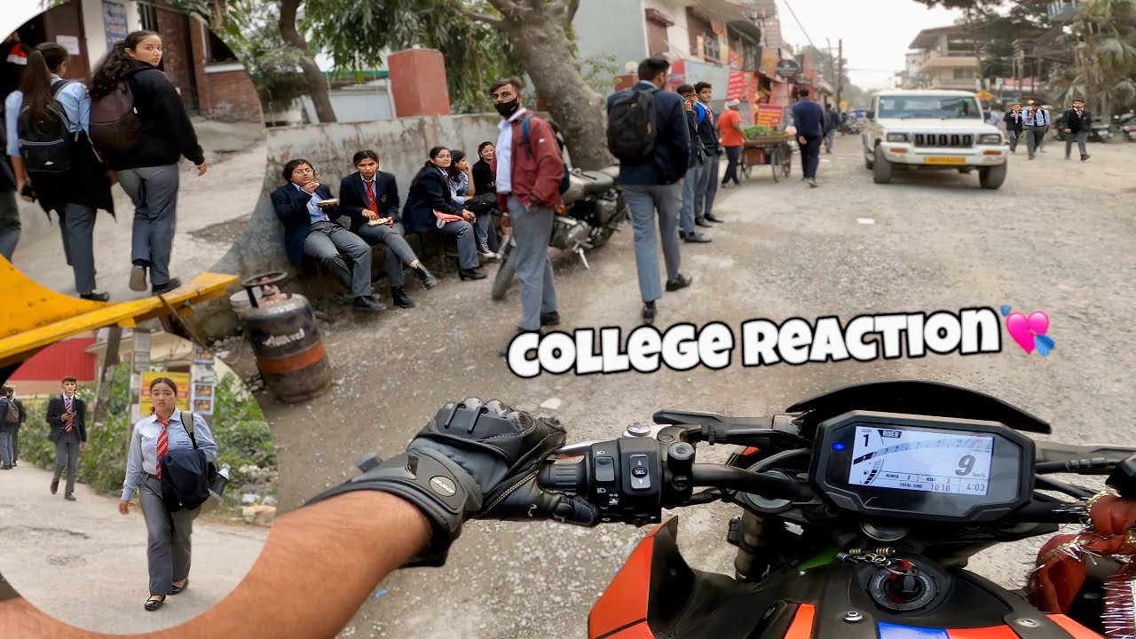 Cute Girl reaction on kawasaki Z900 | College Reaction #cutegirlreaction #z900 #girlsreactions #girl