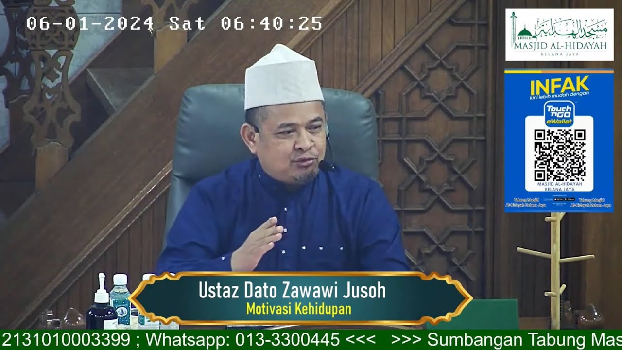[LIVE] Kuliah Subuh : Ustaz Dato Mohd Zawawi Yusoh
