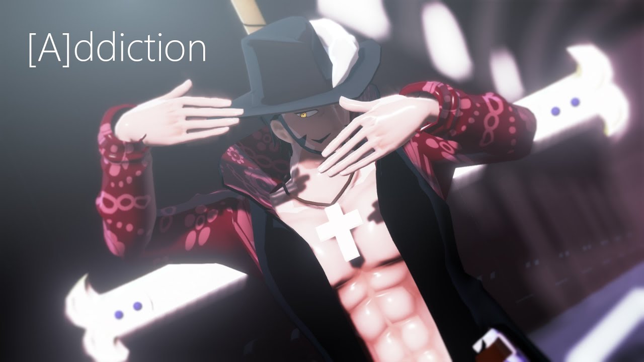 【MMDワンピ】[A]ddiction【ミホーク】