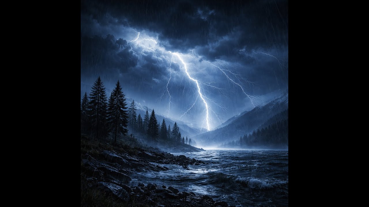 Stormy Nights ⛈️| From Calm to Chaos to Peace | AI instrumental by Turoldus Davis