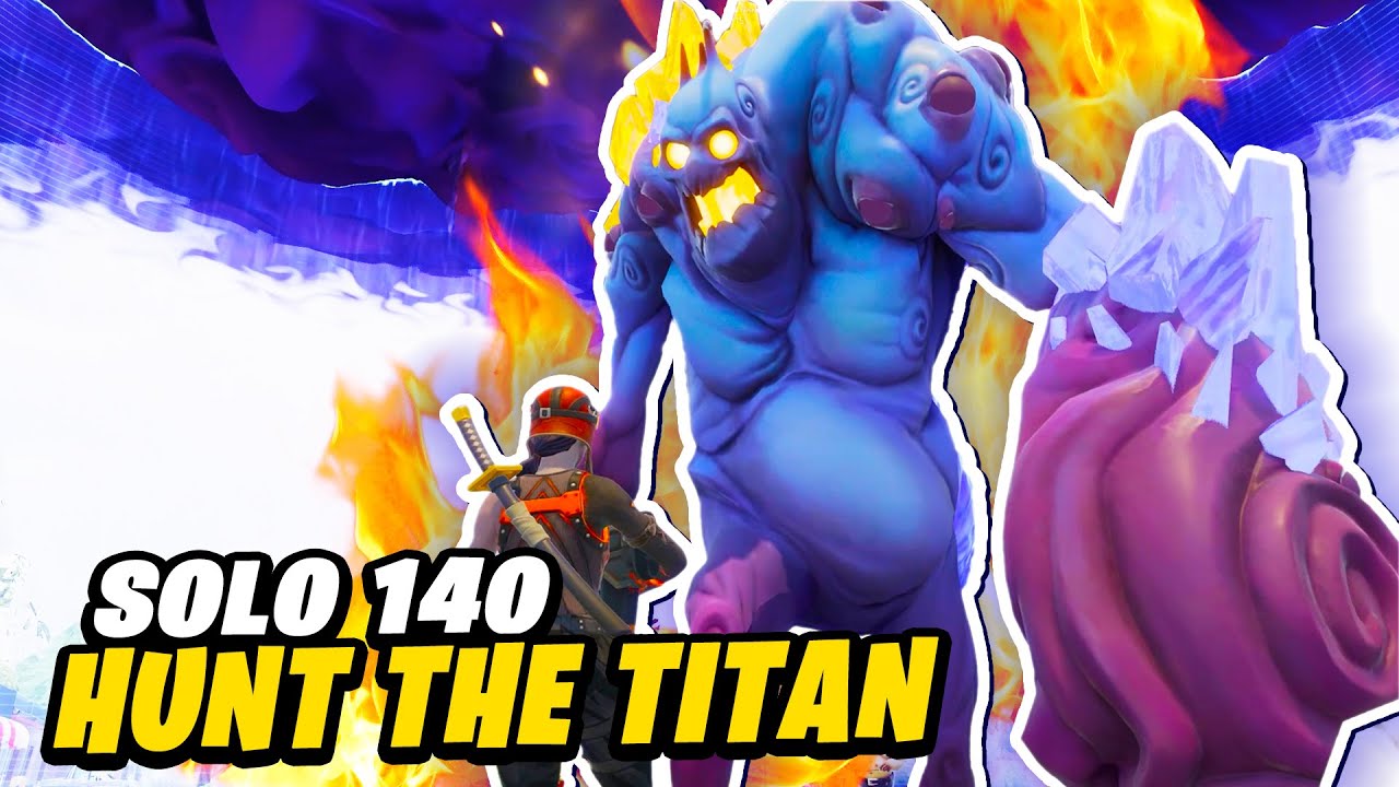 CACE O TITÃ (HUNT THE TITAN) 140 SOLO - FORTNITE SAVE THE WORLD