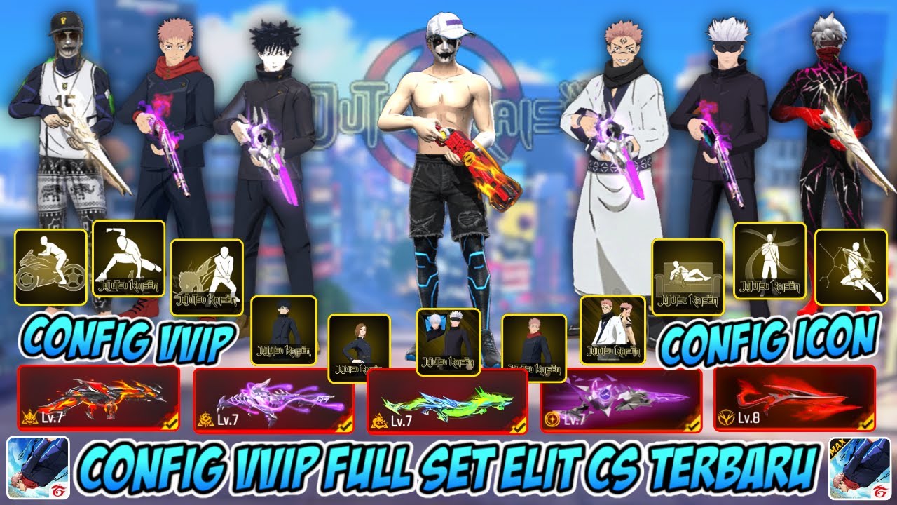CONFIG FF‼️CONFIG SET ELIT CS FF MAX & FF ORI x JUJUTSU KAISEN‼️WORK SETELAH UPDATE TERBARU 2026