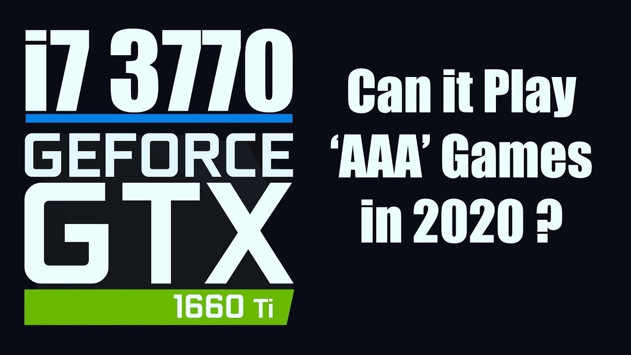 i7 3770 & 1660 Ti Test games in 2021 !!