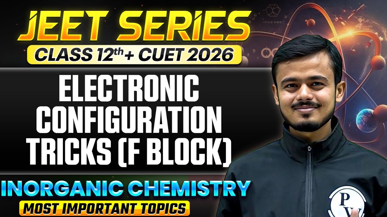 Electronic Configuration of F-Block Elements Trick Class 12 🔥| Inorganic Chemistry| CUET + Board