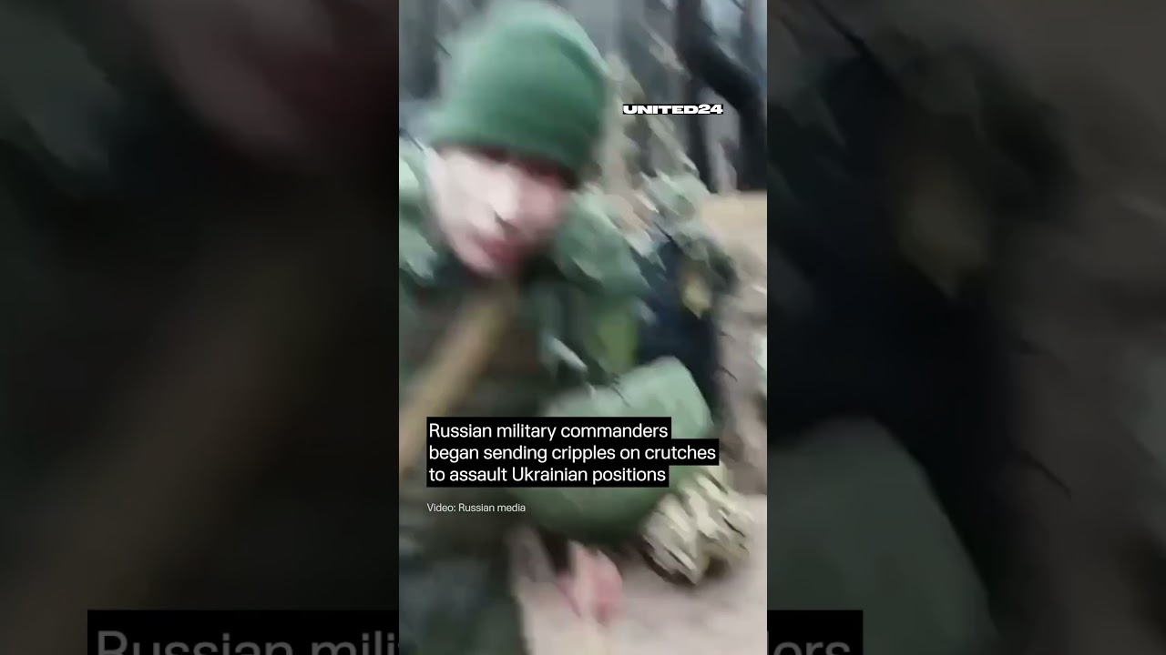Russian Commanders Send Wounded Soldiers on Crutches to Attack Ukrainian Positions