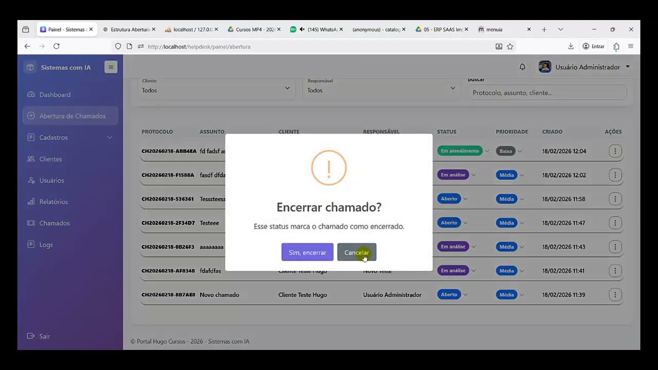 Desenvolvendo Sistemas com IA - Aula 24 - Atualizando os status - Módulo 06