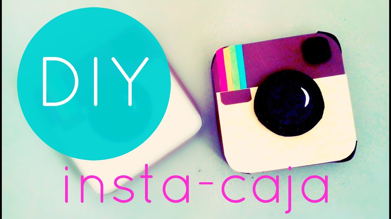 Caja en forma de cámara ❤ caja instagram ❤ Detalles para regalar