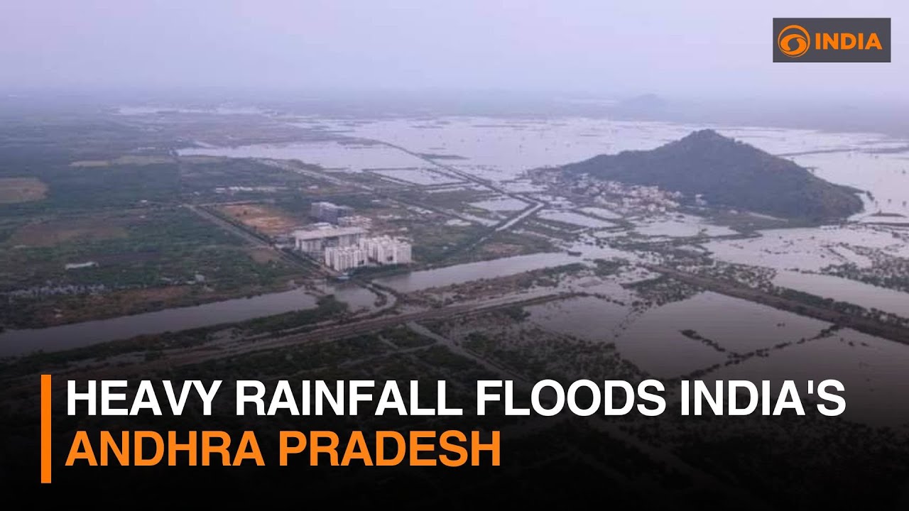Heavy rainfall floods India's Andhra Pradesh | DD India