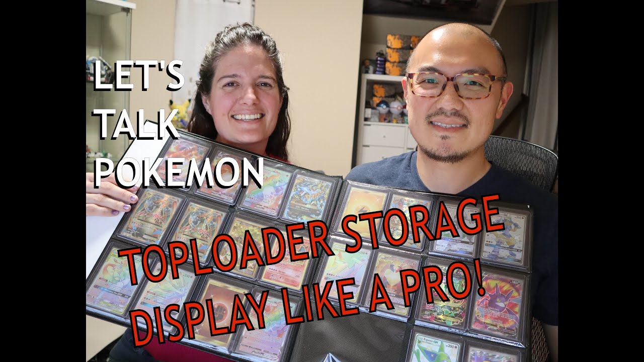 Let's Talk Pokemon - How to store cards, top loaders, and binder review!  Hidden Fates Pack Opening!