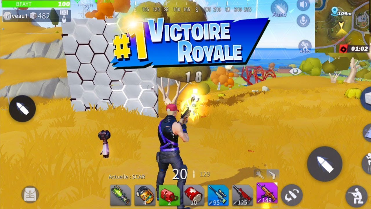 MON DEUXIEME TOP 1 ?? SUR CREATIVE DESTRUCTION VS FORTNITE MOBILE ANDROID IOS GAMEPLAY