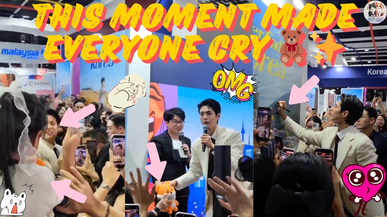 💛🌟 A Dream Comes True: Finfin Finally Meets Park Bo-gum in Bangkok