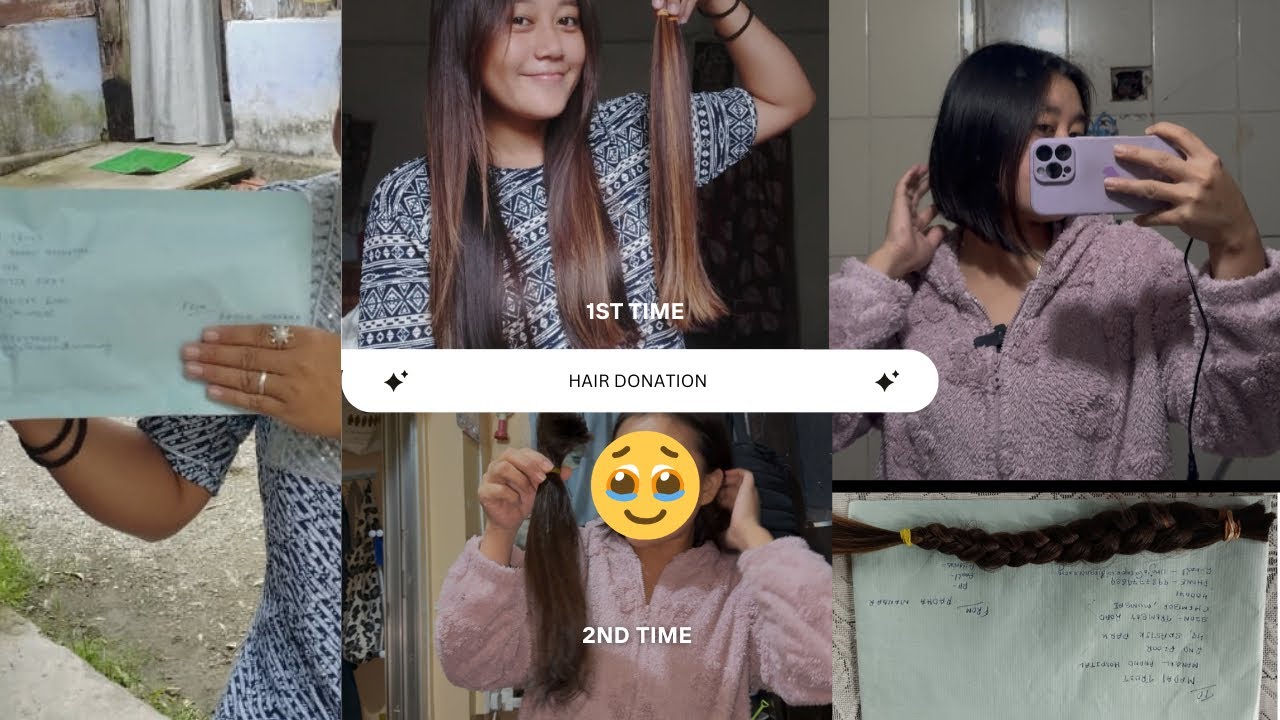 “Hair Donation for the 2nd Time | Small Step, Big Smile ❤️” ||Abu Dbahi to India||
