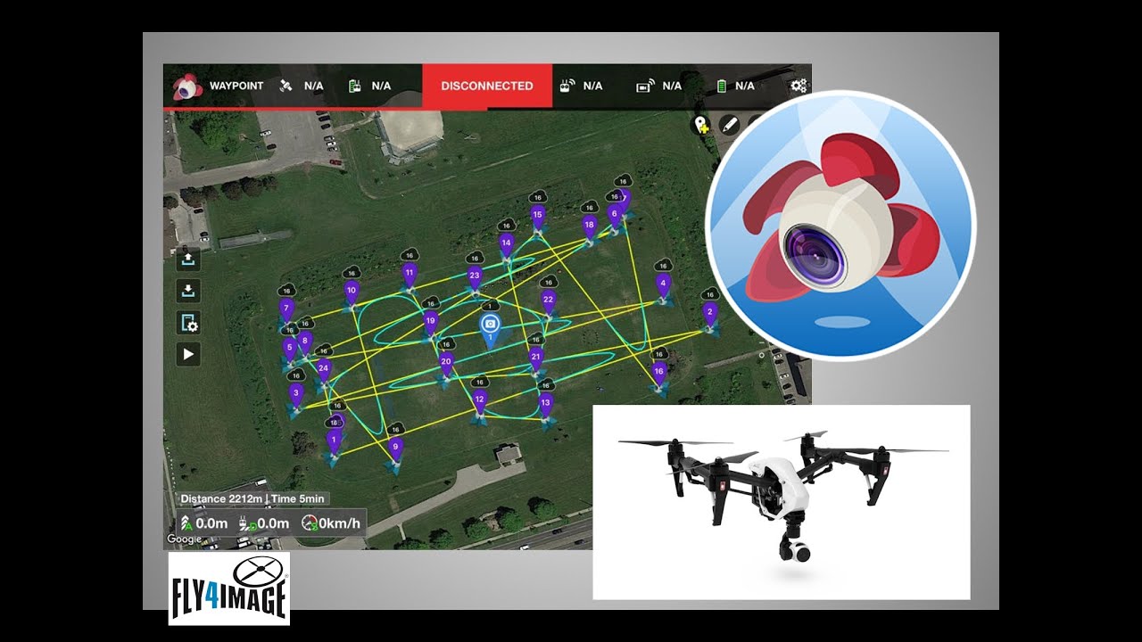 LITCHI APP (ios) for DJI Inspire 1 - WAYPOINTS MISSION