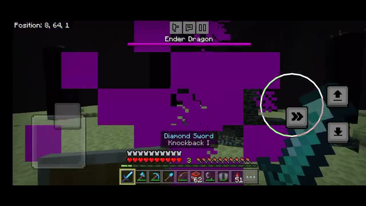 I beat the ender dragon! #minecraft