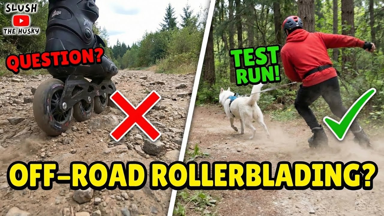 Can You Rollerblade Off-Road with a Husky? (Test Run)