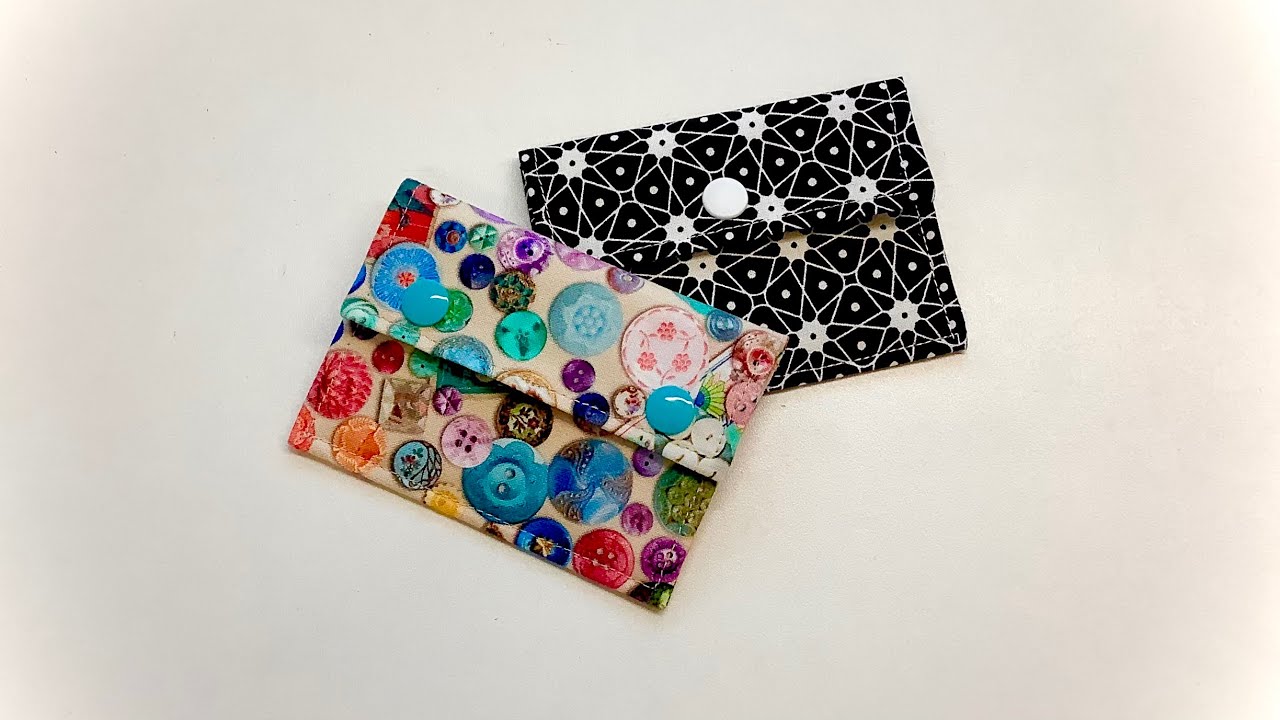 Coudre un porte -cartes# Tuto facile # couture Madalena