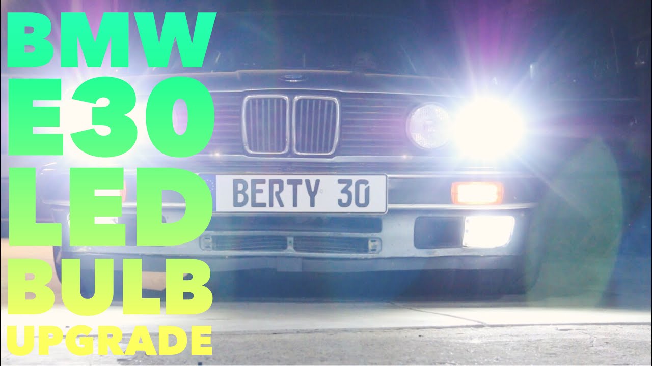 LED FOG LIGHT UPGRADE BMW E30