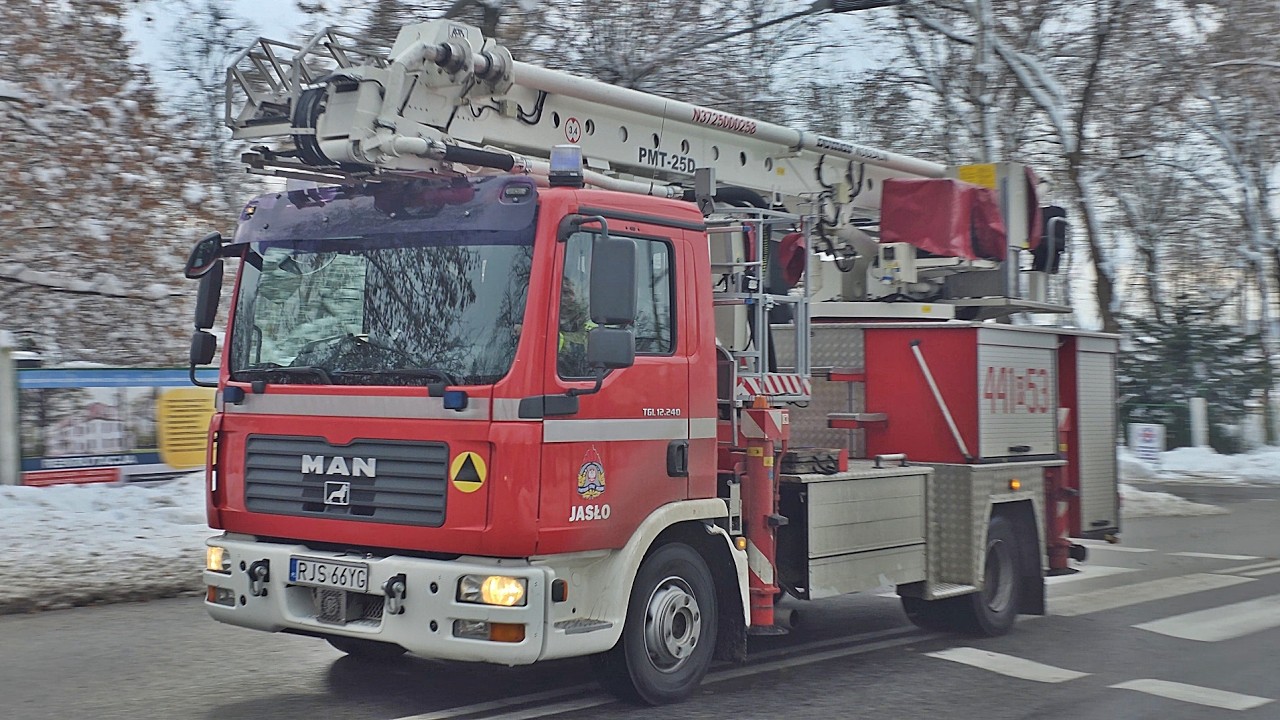 441[R]53 - SHD-25 Man TGL 12.240/Bumar Koszalin - JRG PSP Jasło - Alarmowo