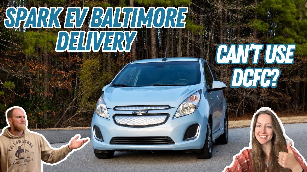 Не верится, что нам придётся ехать в это путешествие на старом Chevy Spark EV, который почти не з...