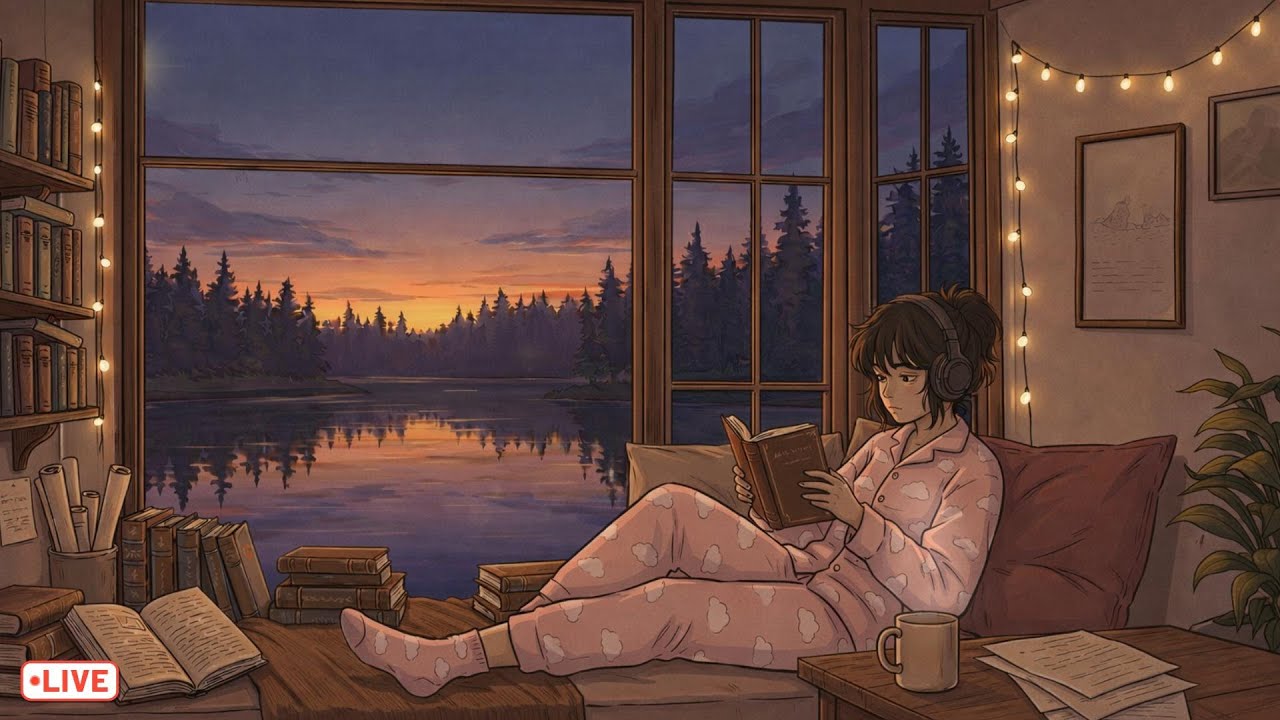 Calm and relax 📖  Lo fi radio mix ||  chill