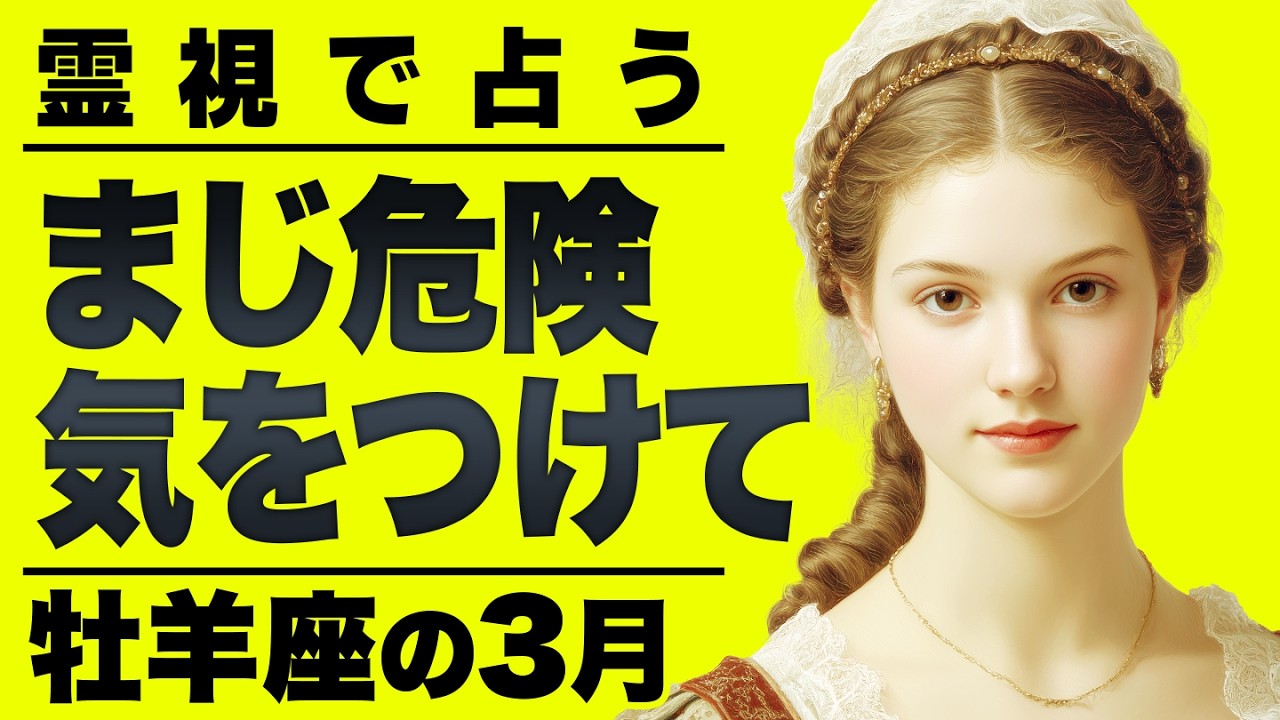 【⚠️怖いほど当たる…】⚠️牡羊座3月にとんでもないことが起こります。重要なチャンス逃さないで。【運勢タロット占い】