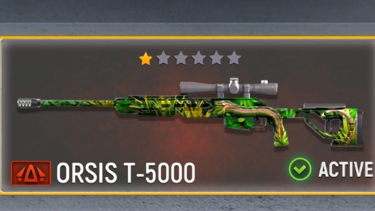 ORSIS T-5000 with TOP PARTS upgrade/ MODERN OPS