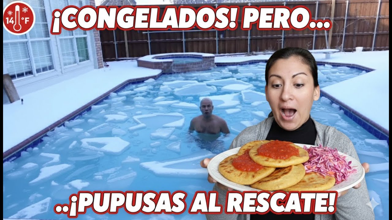 Un día en casa por la helada en Texas ❄️ Cocinando pupusas