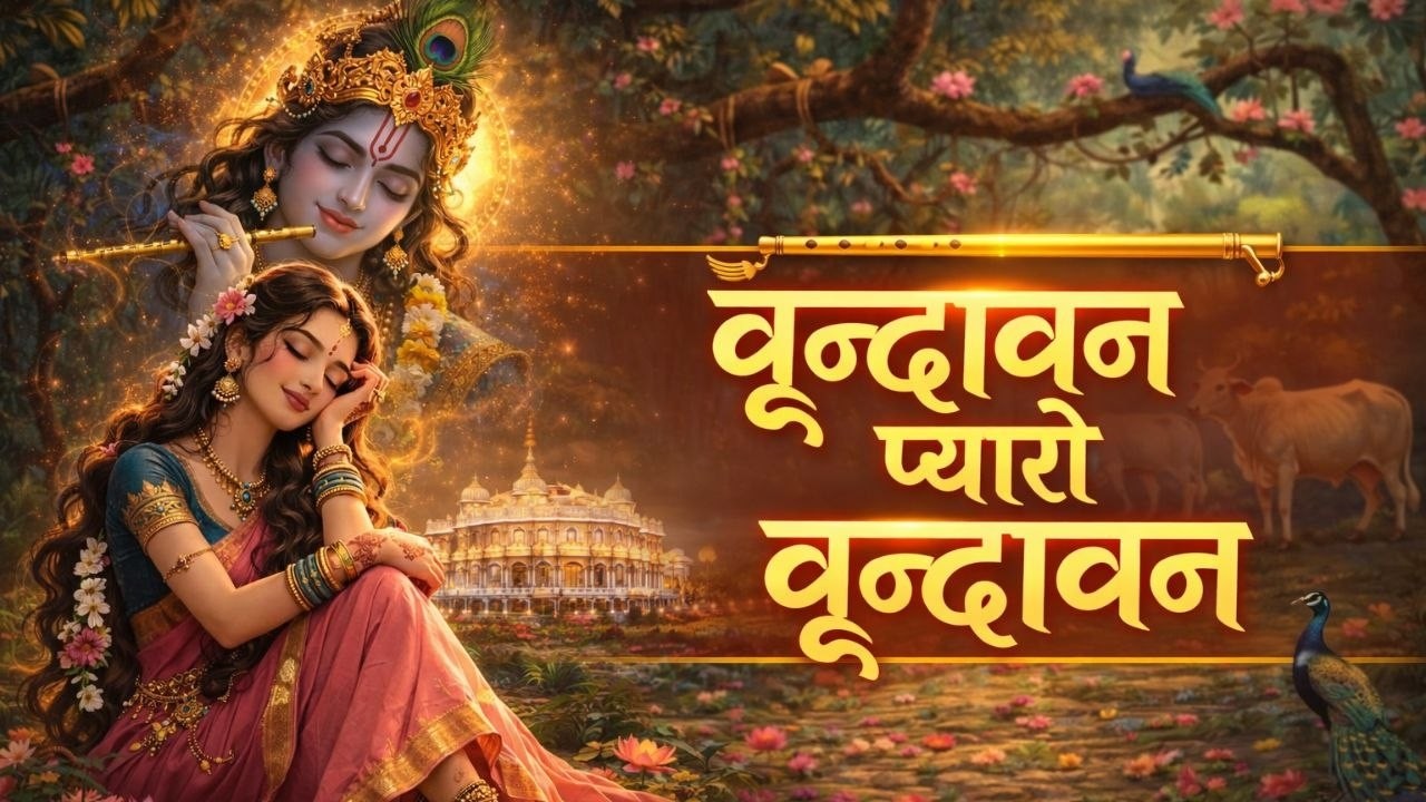 Vrindavan Mero Vrindavan | Pyaro Vrindavan | वृंदावन रसामृत | Krishna Bhajan वृंदावन प्यारो वृंदावन